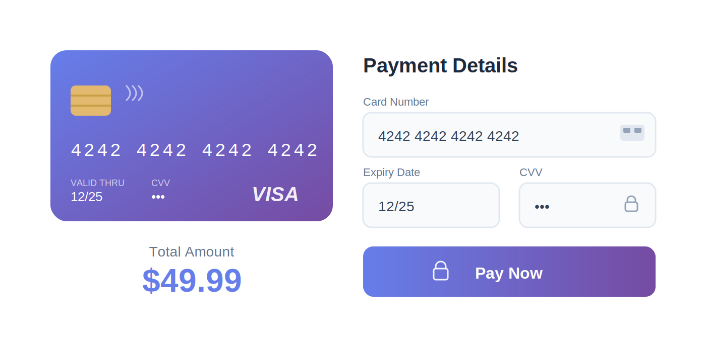 Payment form